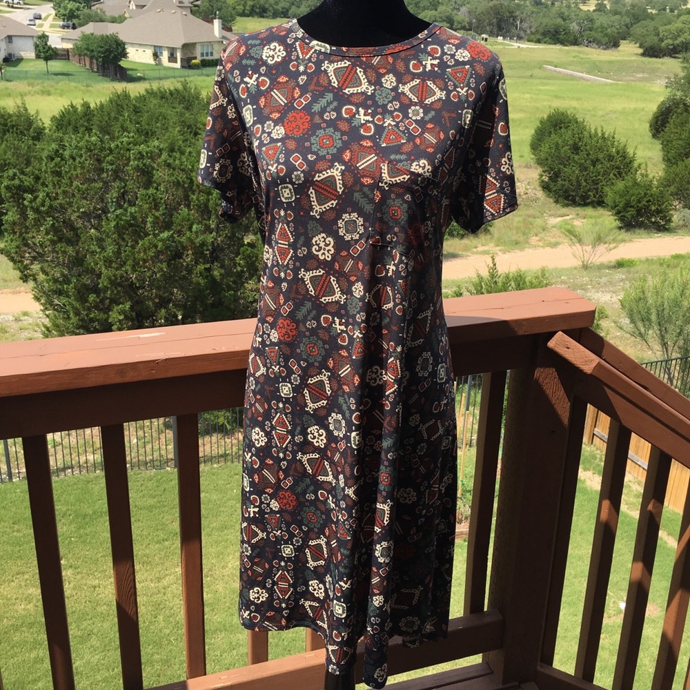 LuLaRoe Carly A-line dress: size XL (16-18)